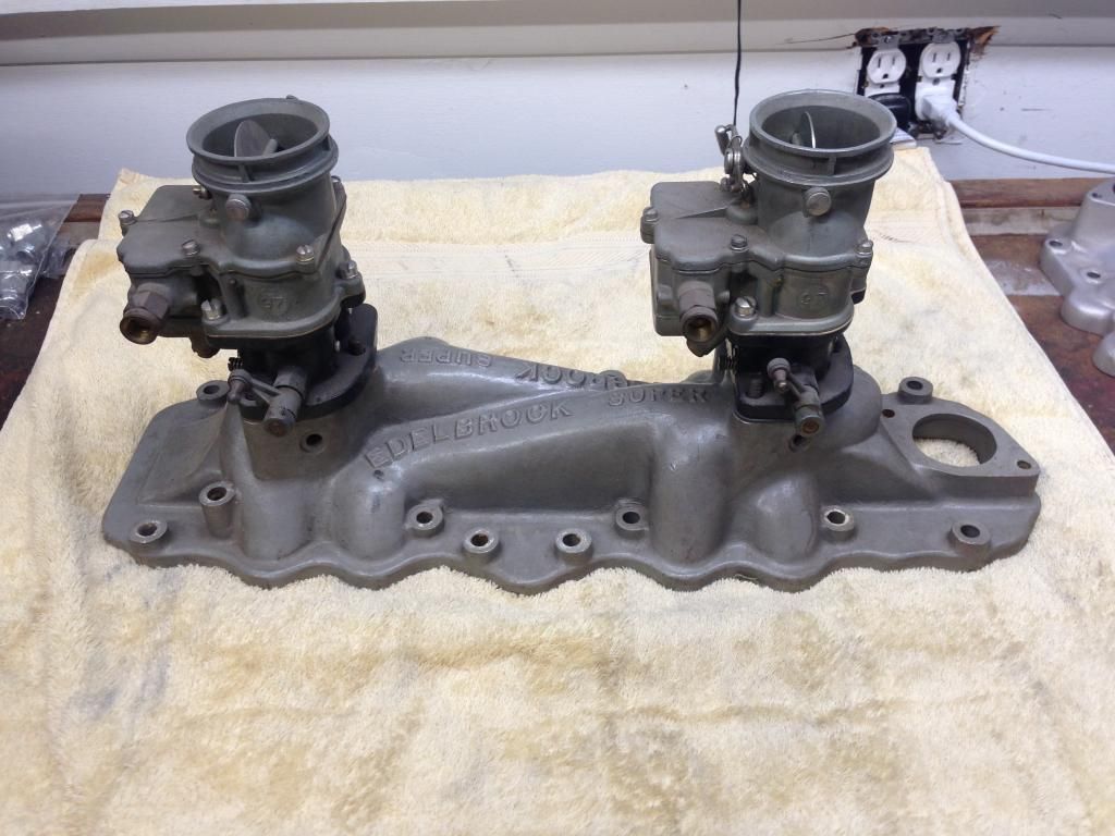 Edelbrock Super 2x2 Flathead Intake With Rebuilt Stromberg 97s | The H ...