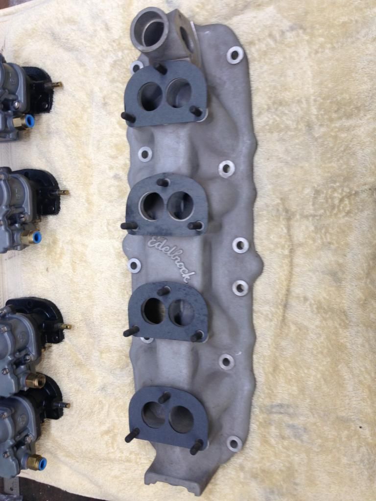 Edelbrock 4x2 Flathead Intake Manifold 193853 The H.A.M.B.