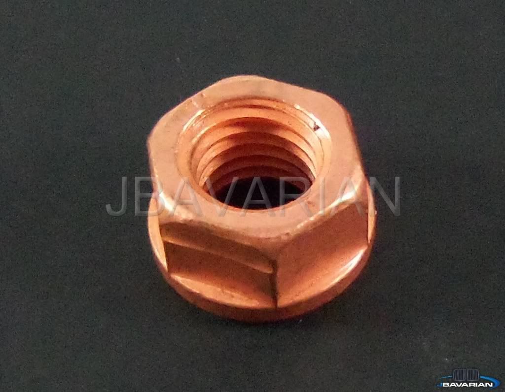 12 Genuine BMW Exhaust Nuts 10mm E23 E24 E28 E30 E32 E34 E36 E46 x3 x5 Z3