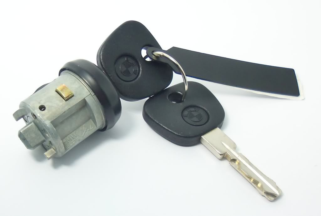 Genuine BMW Ignition Lock Cylinder w/ Paired 1 PreCut Keys BMW E31 E32