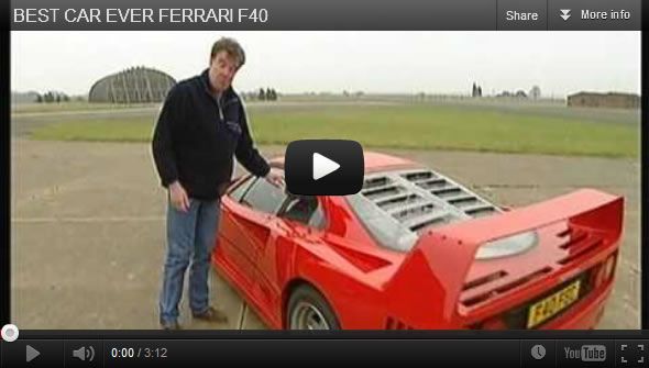 Search'Top Gear F40' on YouTube to check out Clarkson's take on the F40