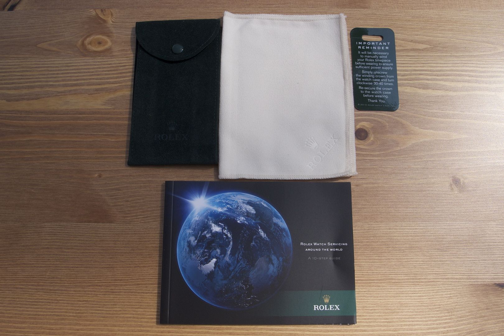 Rolex Accessories For Sale-Rolex Green Velvet Service Pouch For Sale-Rolex Microfiber Cloth For Sale-Rolex Manuals For Sale