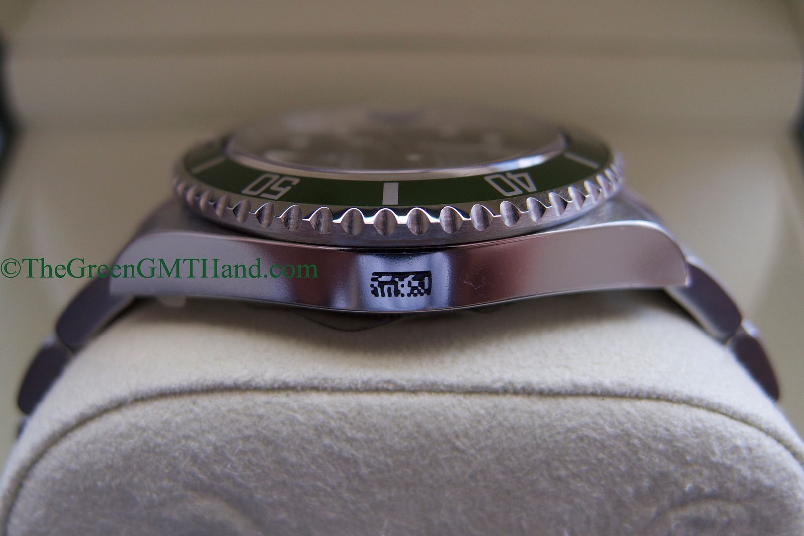 Rolex For Sale-Brand New Old Stock NOS Rolex 16610LV 50th Anniversary Green Submariner V Serial V2-Rolex Watches For Sale Online