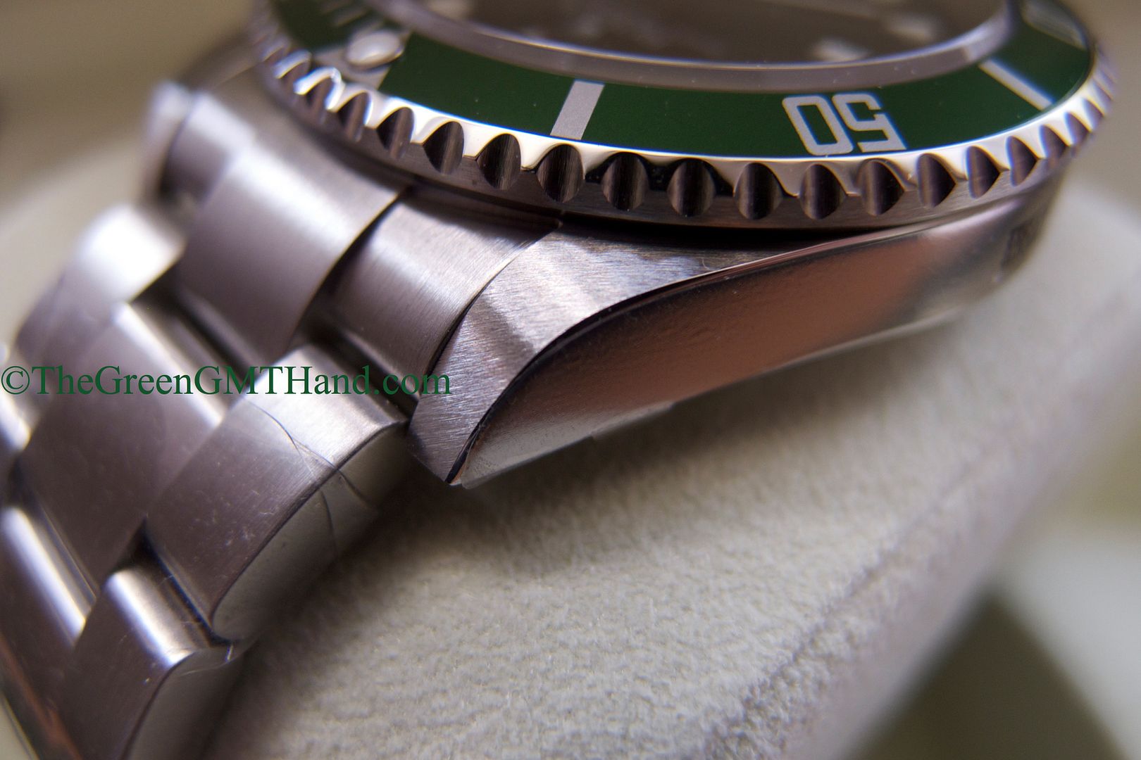 Rolex For Sale-Brand New Old Stock NOS Rolex 16610LV 50th Anniversary Green Submariner V serial V1-Rolex Watches For Sale Online