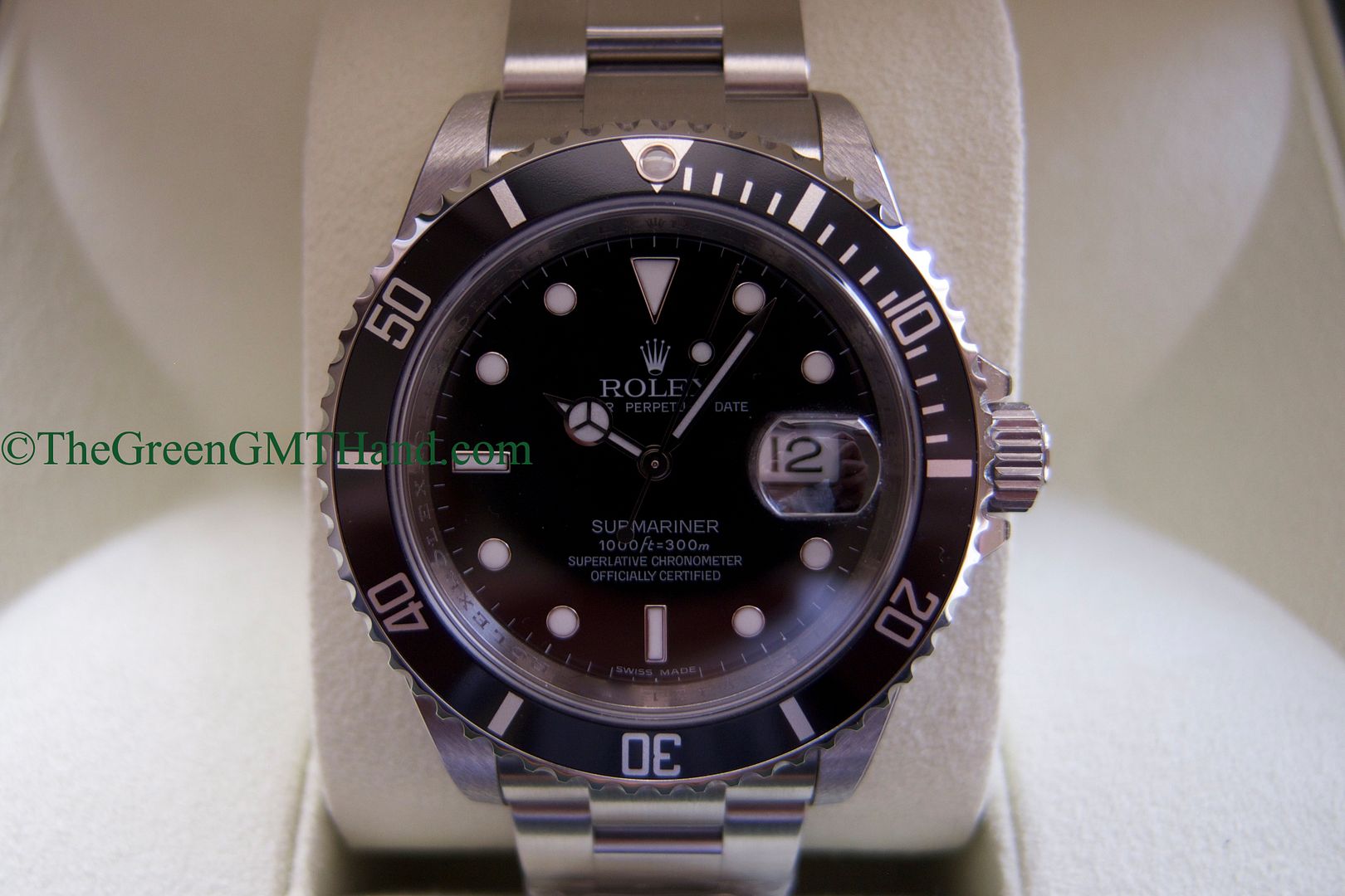 Rolex For Sale-Brand New Old Stock NOS Rolex 16610 Black Submariner V Serial-Rolex Watches For Sale Online