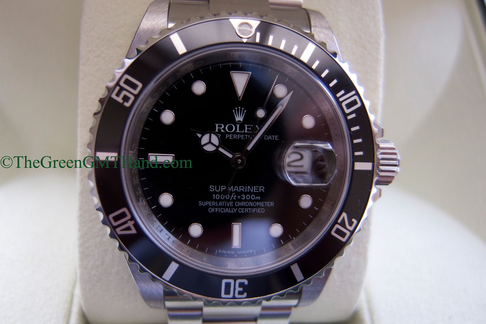 Rolex For Sale-Brand New Old Stock NOS Rolex 16610 Black Submariner V Serial-Rolex Watches For Sale Online