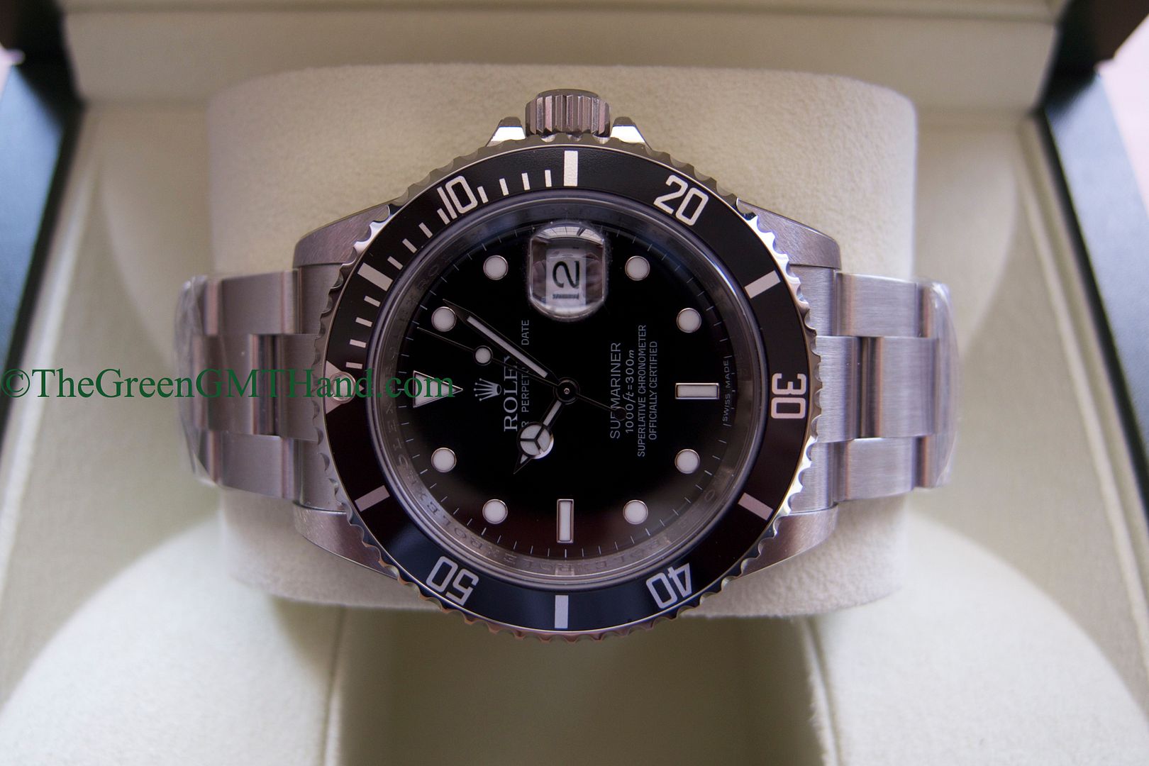 Rolex For Sale-Brand New Old Stock NOS Rolex 16610 Black Submariner V Serial-Rolex Watches For Sale Online