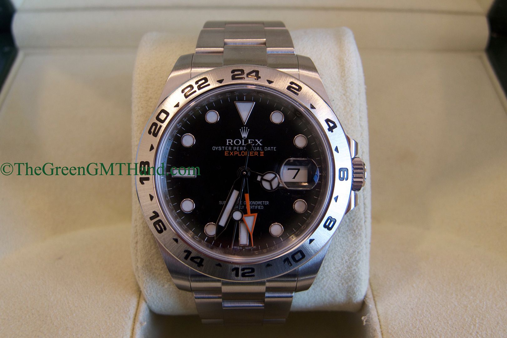 Rolex For Sale-Rolex 216570 Explorer II 42mm Orange Hand Black Dial Random Serial Preowned X8