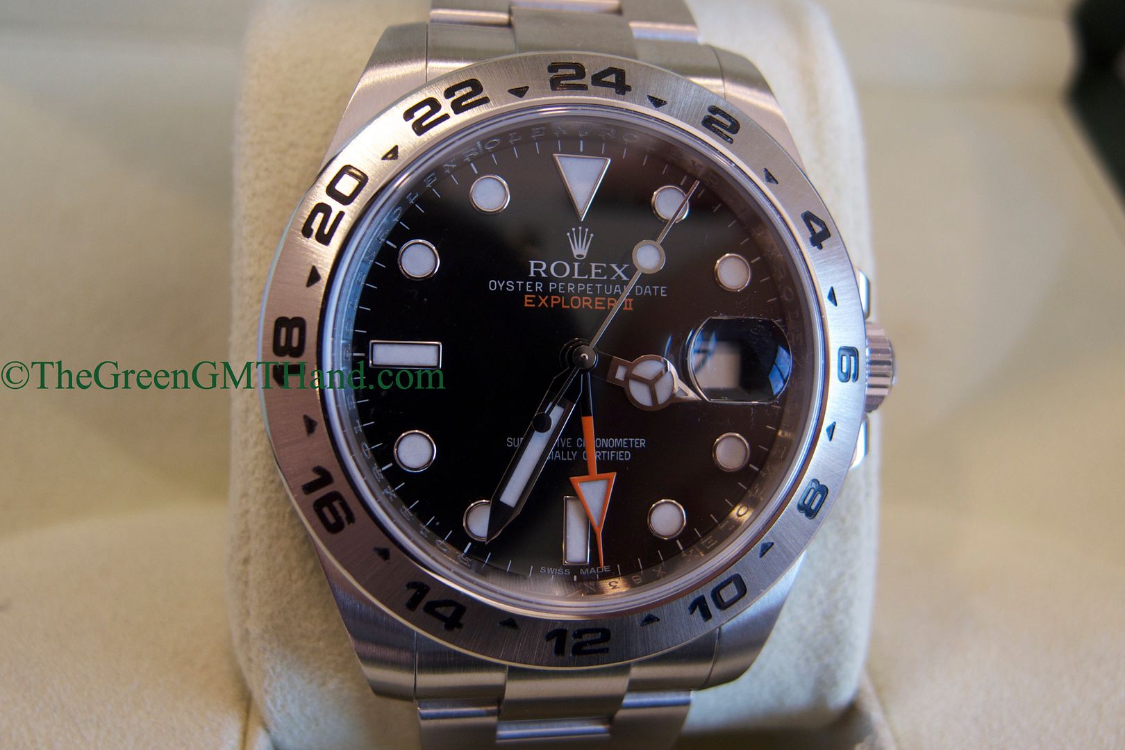 Rolex For Sale-Rolex 216570 Explorer II 42mm Orange Hand Black Dial Random Serial Preowned X8