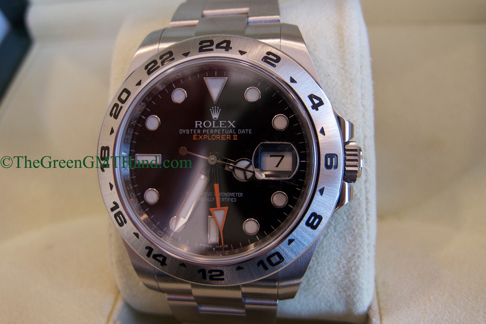 Rolex For Sale-Rolex 216570 Explorer II 42mm Orange Hand Black Dial Random Serial Preowned X8