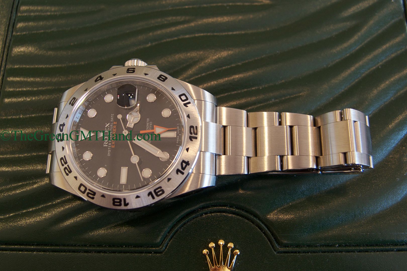 Rolex For Sale-Rolex 216570 Explorer II 42mm Orange Hand Black Dial Random Serial Preowned X8
