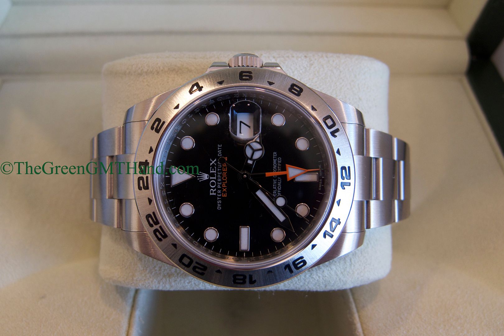 Rolex For Sale-Rolex 216570 Explorer II 42mm Orange Hand Black Dial Random Serial Preowned X8