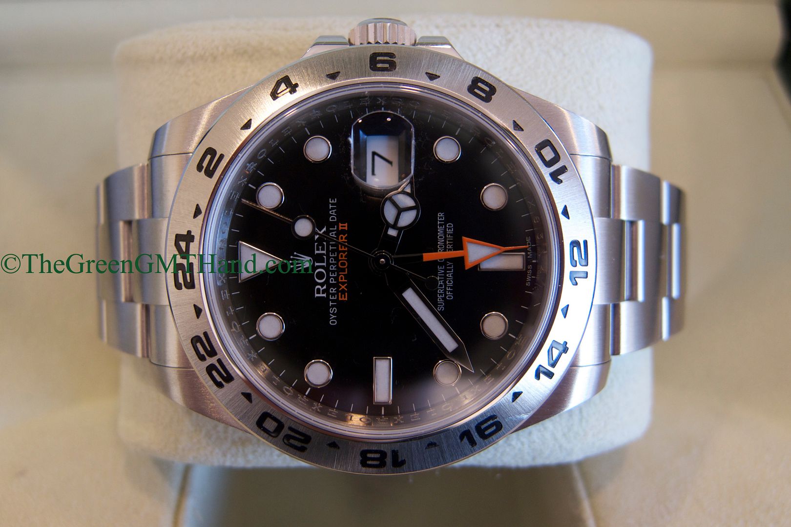 Rolex For Sale-Rolex 216570 Explorer II 42mm Orange Hand Black Dial Random Serial Preowned X8