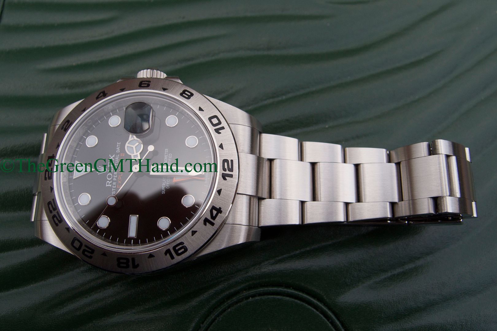 Rolex For Sale-Rolex 216570 Explorer II 42mm Black Dial Orange Hand G Serial Preowned-Rolex Watches For Sale Online