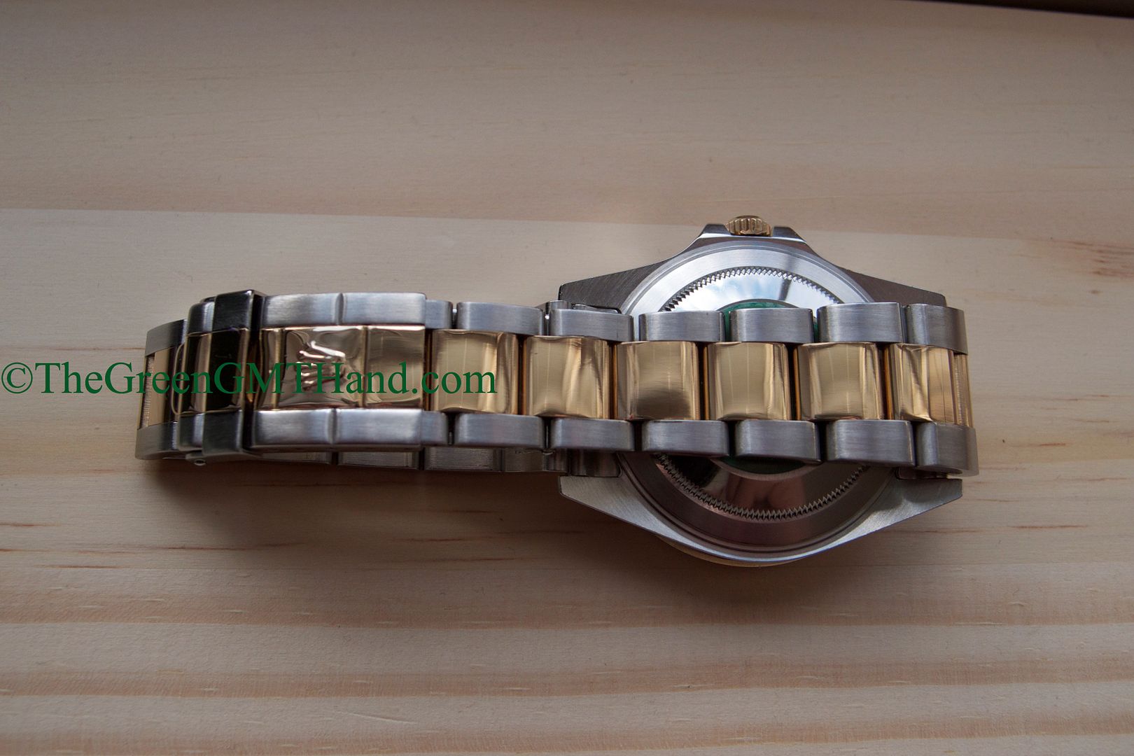 Rolex For Sale-Rolex 16713 GMT Master II Black Bezel Black Dial 3185 Movement Two Tone Steel and Yellow Gold P Serial Preowned-Rolex Watches For Sale Online