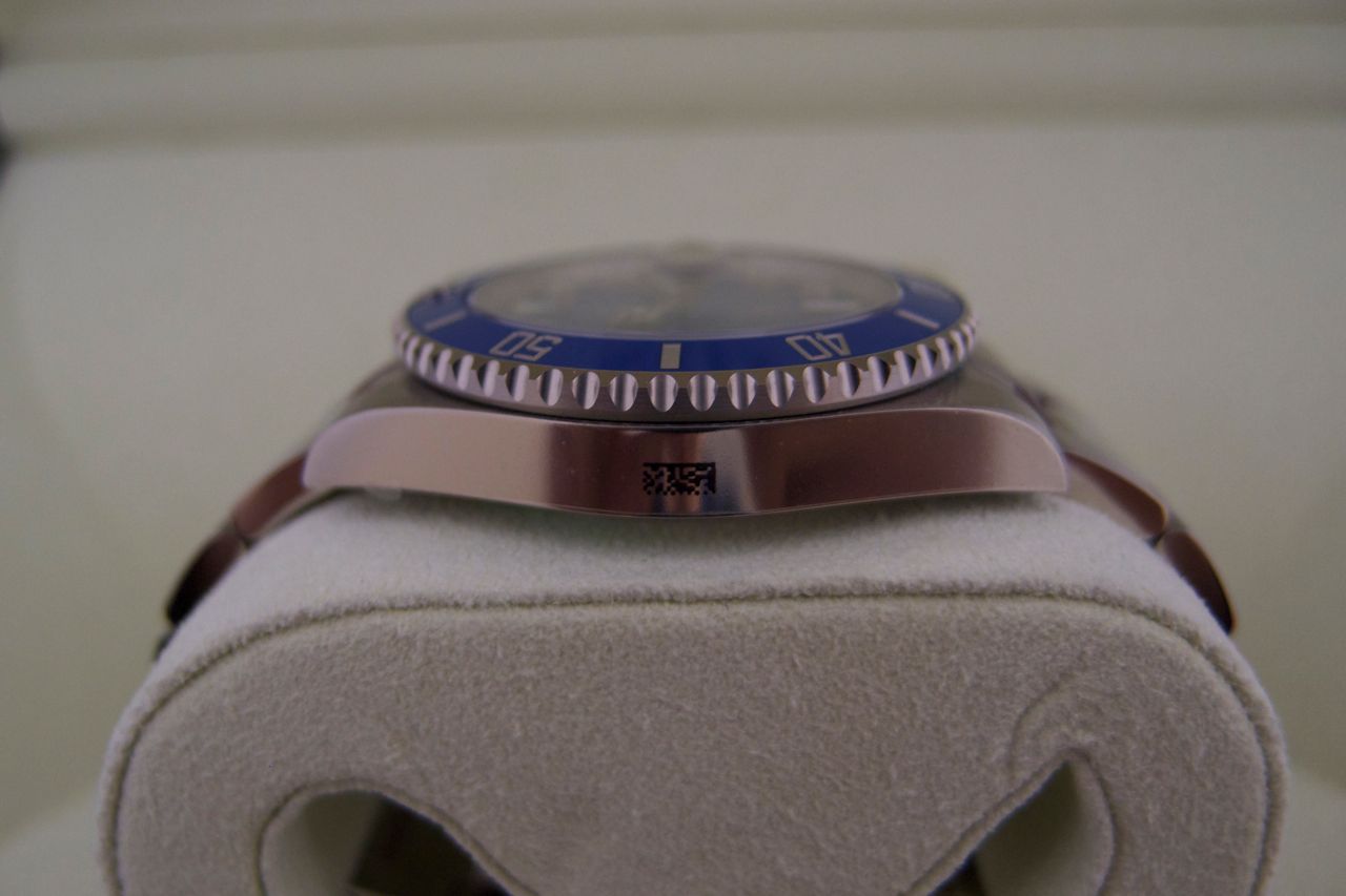 Rolex For Sale-Unworn Rolex 116619 18K White Gold Submariner Blue Diamond Dial Random Serial Brand New-Rolex Watches For Sale Online