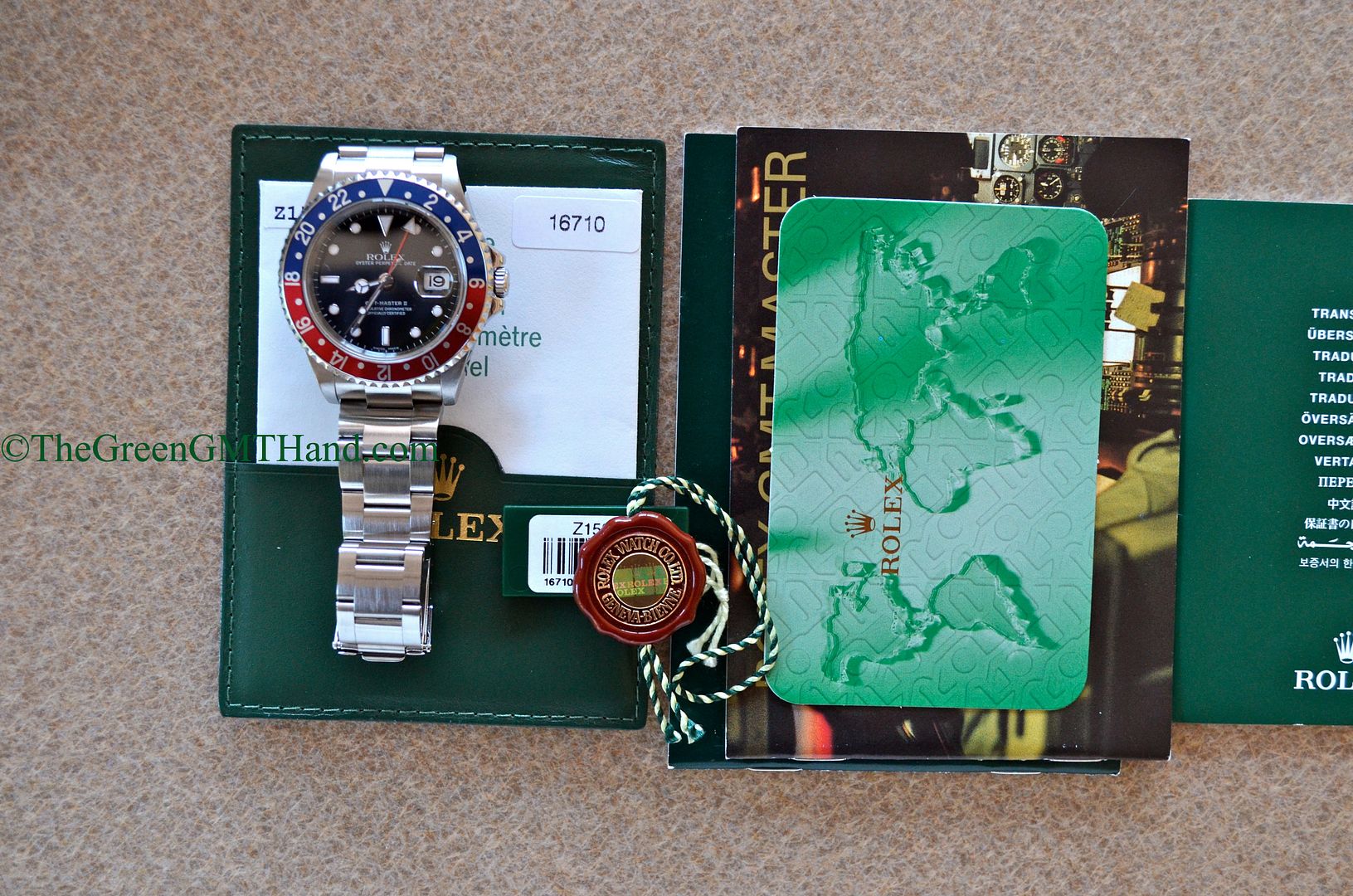 Rolex For Sale-Rolex 16710 GMT Master II Pepsi Bezel 3185 Movement Z Serial-Rolex Watches For Sale Online
