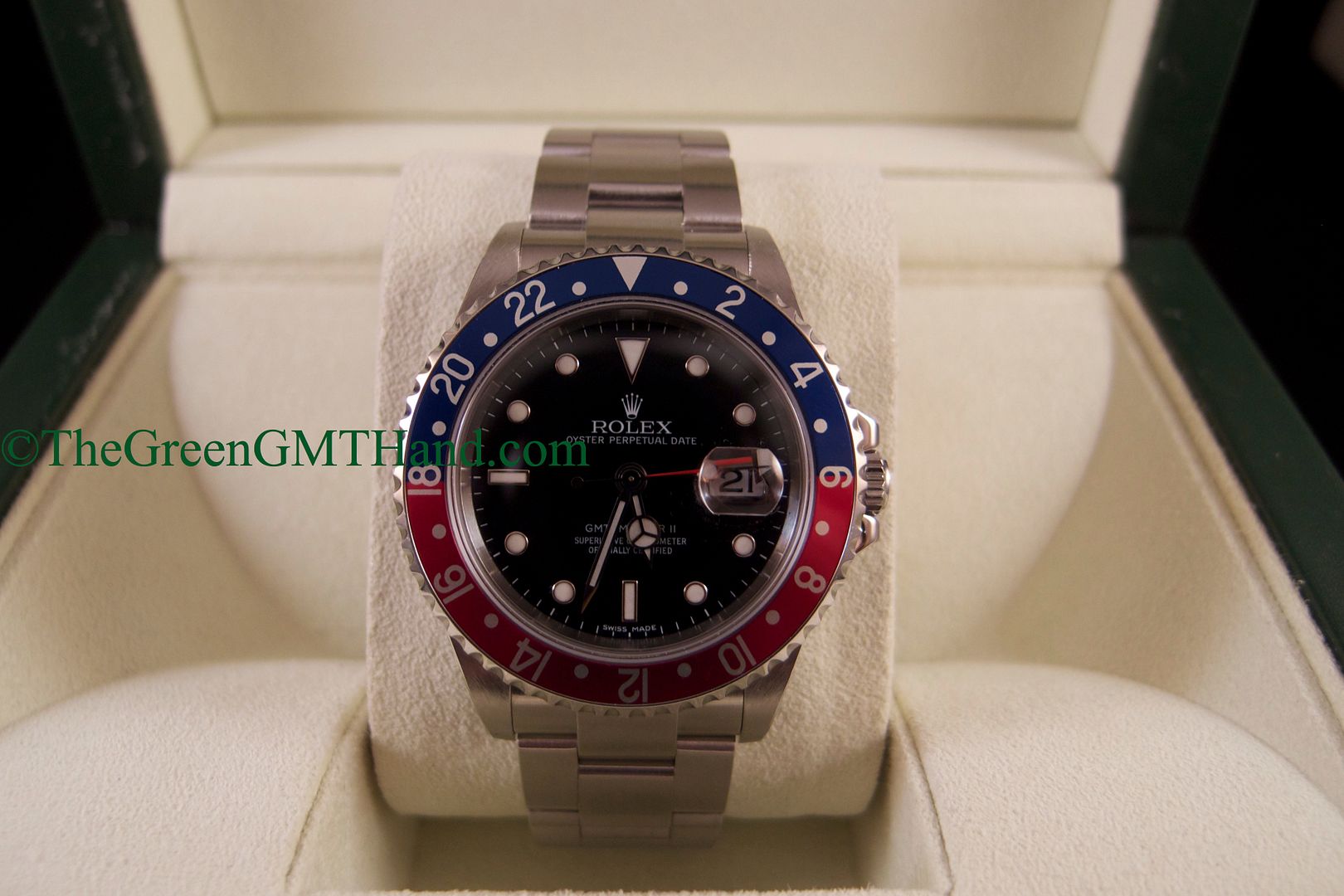Rolex For Sale-Rolex 16710 GMT Master II Pepsi Bezel D Serial 3185 Movement-Rolex Watches For Sale Online
