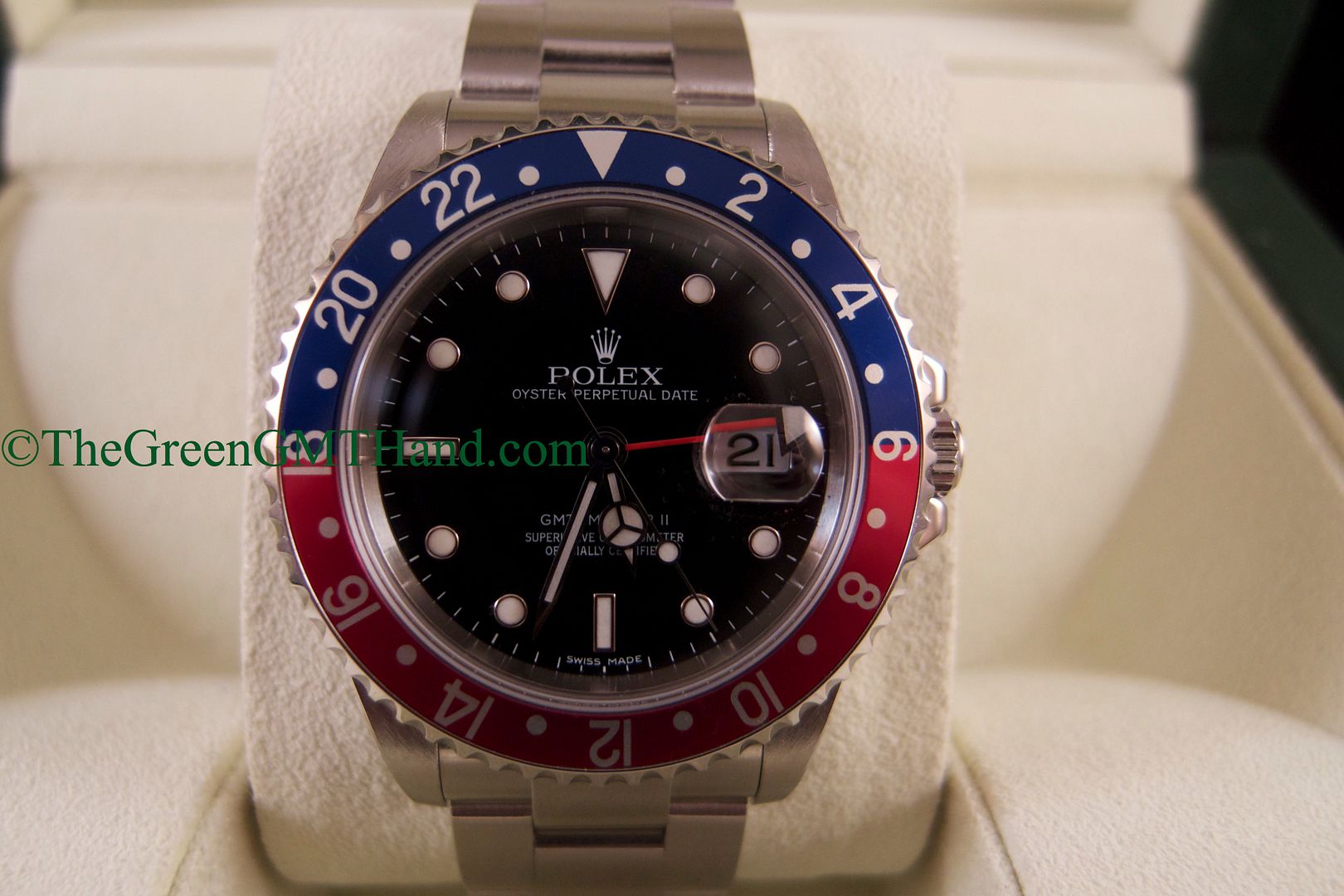 Rolex For Sale-Rolex 16710 GMT Master II Pepsi Bezel D Serial 3185 Movement-Rolex Watches For Sale Online