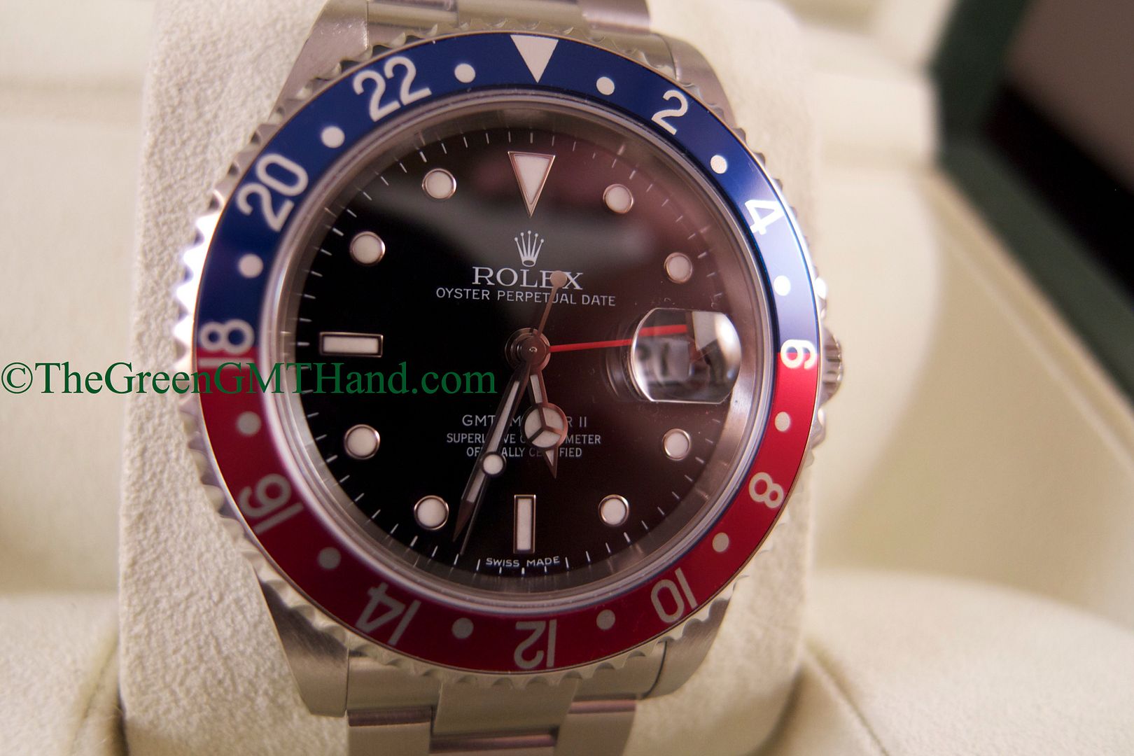 Rolex For Sale-Rolex 16710 GMT Master II Pepsi Bezel D Serial 3185 Movement-Rolex Watches For Sale Online
