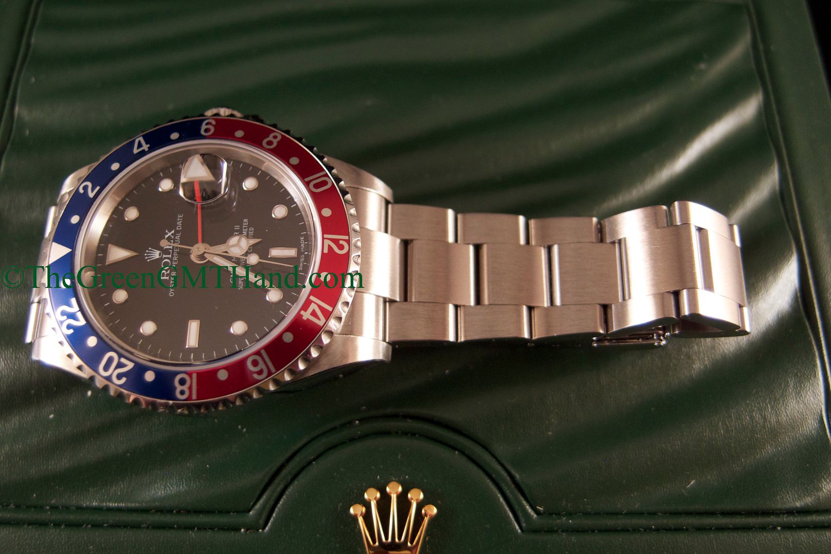 Rolex For Sale-Rolex 16710 GMT Master II Pepsi Bezel D Serial 3185 Movement-Rolex Watches For Sale Online