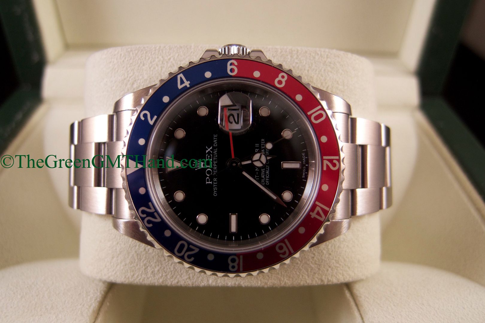 Rolex For Sale-Rolex 16710 GMT Master II Pepsi Bezel D Serial 3185 Movement-Rolex Watches For Sale Online