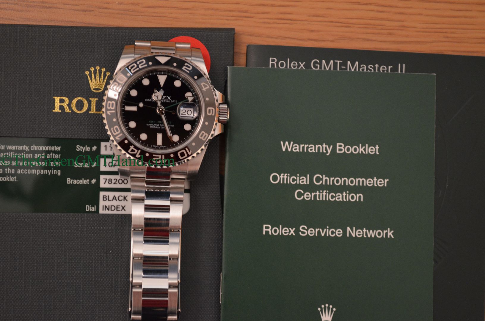 Rolex For Sale-Rolex 116710 GMT Master II Ceramic Bezel Green GMT Hand Random Serial Preowned-Rolex Watches For Sale Online
