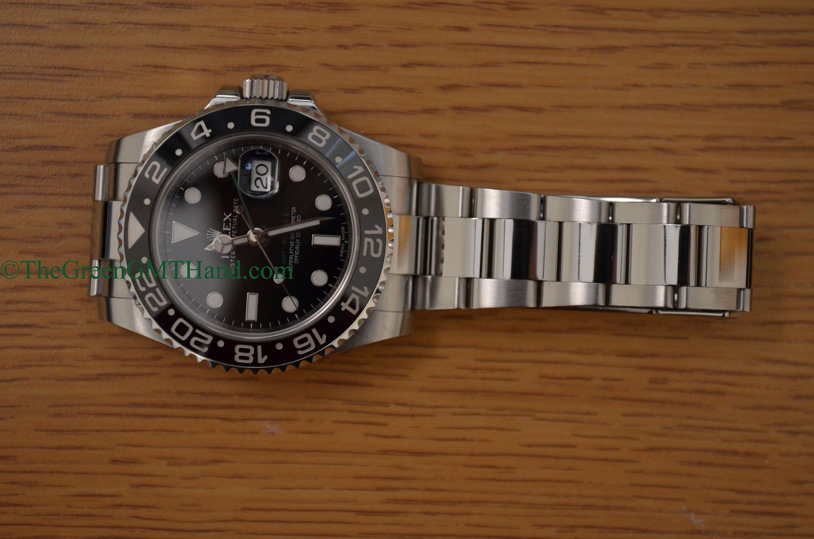 Rolex For Sale-Rolex 116710 GMT Master II Ceramic Bezel Green GMT Hand Random Serial Preowned-Rolex Watches For Sale Online
