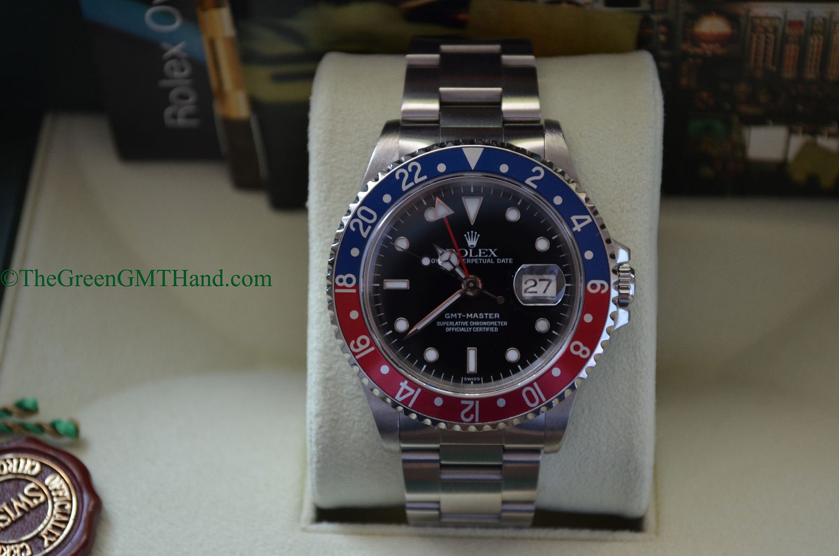 Rolex For Sale-Rolex 16700 GMT Master Pepsi Bezel A Serial Preowned-Rolex Watches For Sale Online
