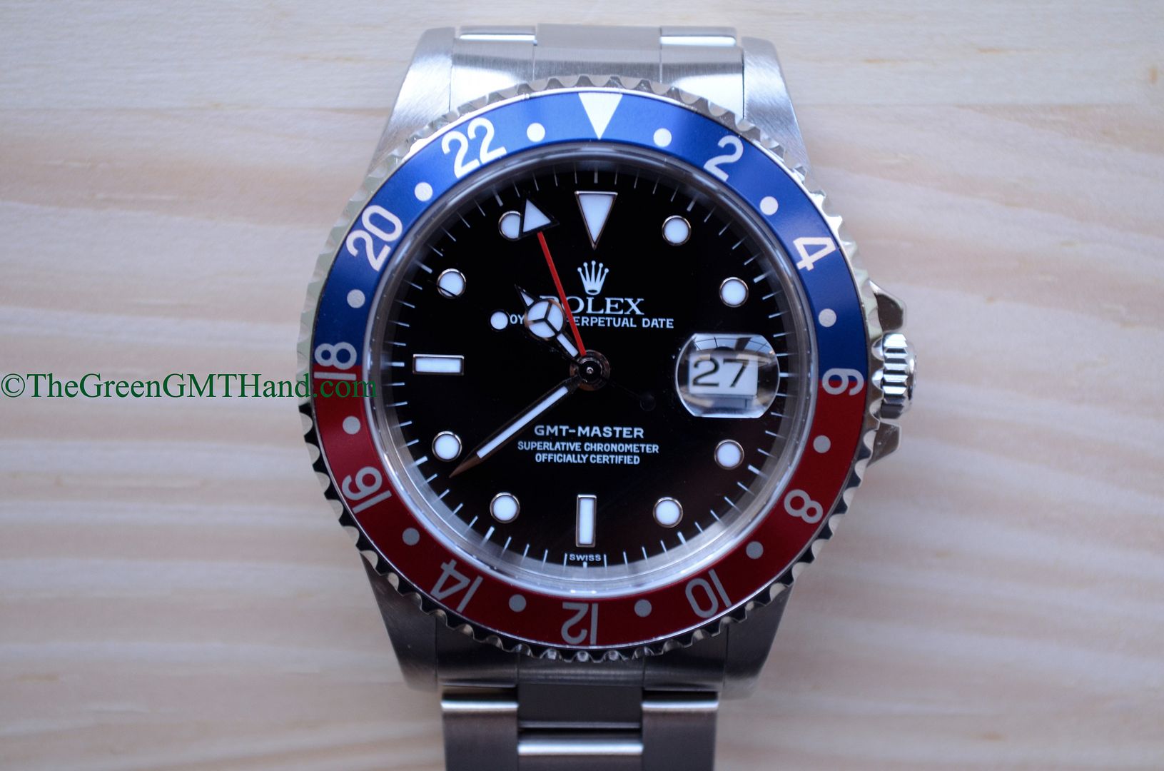 Rolex For Sale-Rolex 16700 GMT Master Pepsi Bezel A Serial Preowned-Rolex Watches For Sale Online