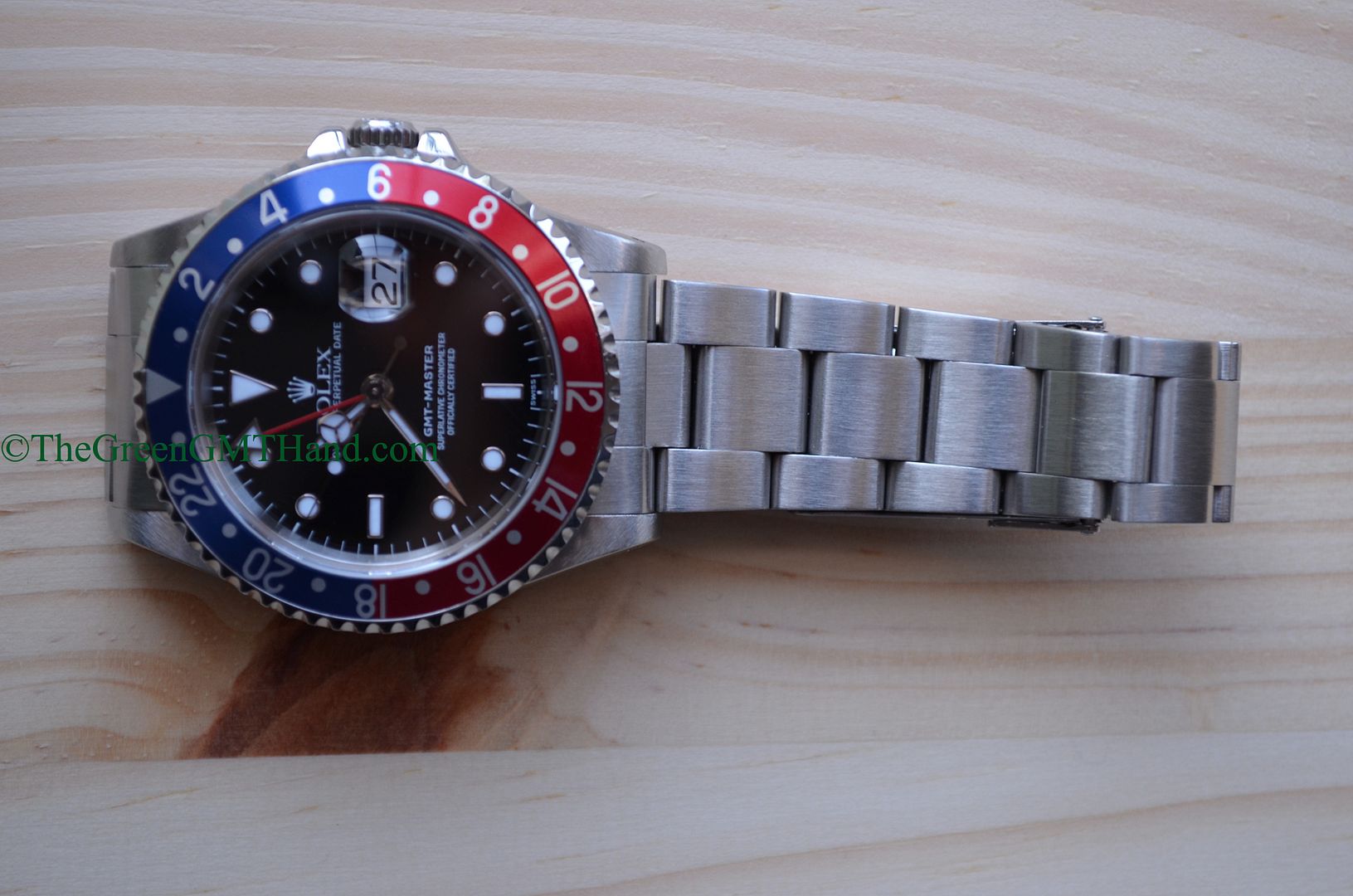 Rolex For Sale-Rolex 16700 GMT Master Pepsi Bezel A Serial Preowned-Rolex Watches For Sale Online