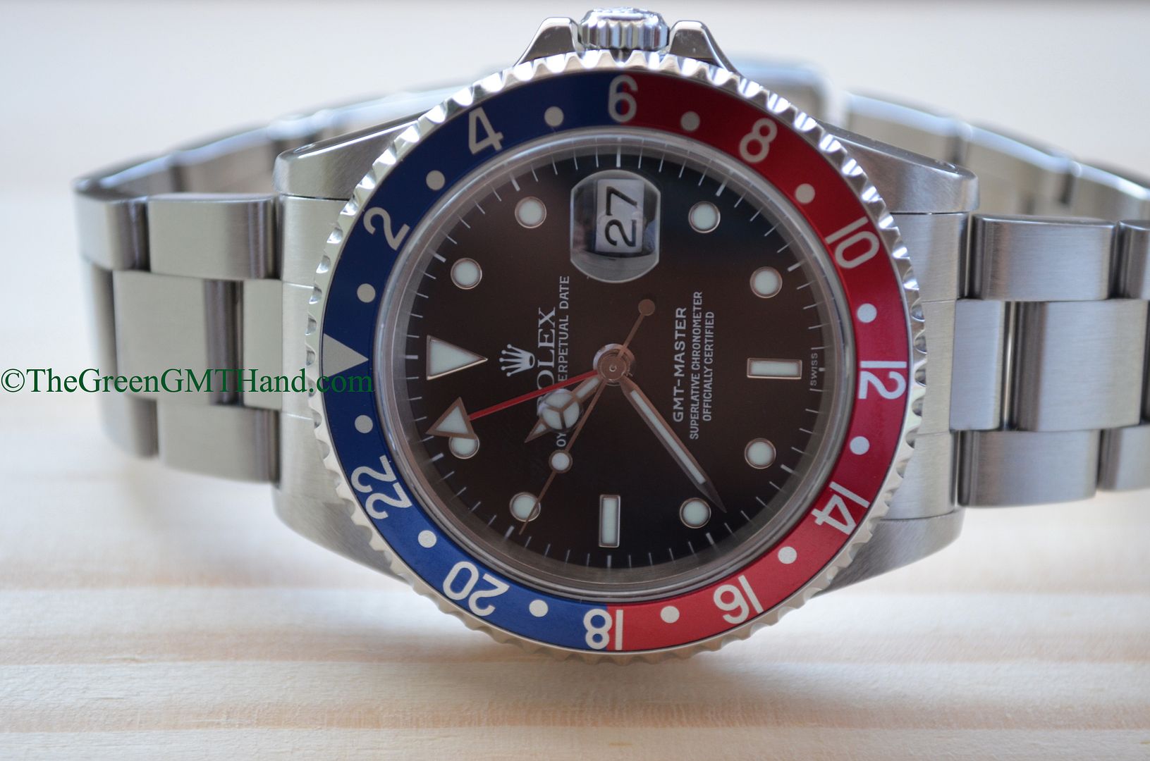 Rolex For Sale-Rolex 16700 GMT Master Pepsi Bezel A Serial Preowned-Rolex Watches For Sale Online
