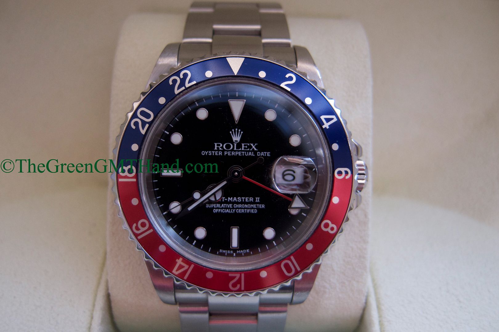 Rolex For Sale-Rolex 16710 GMT Master II Pepsi Bezel Lugholes and SEL K Serial Preowned-Rolex Watches For Sale Online