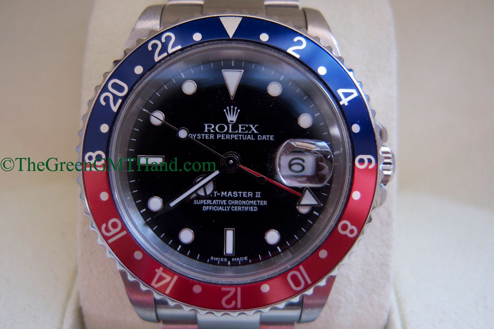 Rolex For Sale-Rolex 16710 GMT Master II Pepsi Bezel Lugholes and SEL K Serial Preowned-Rolex Watches For Sale Online