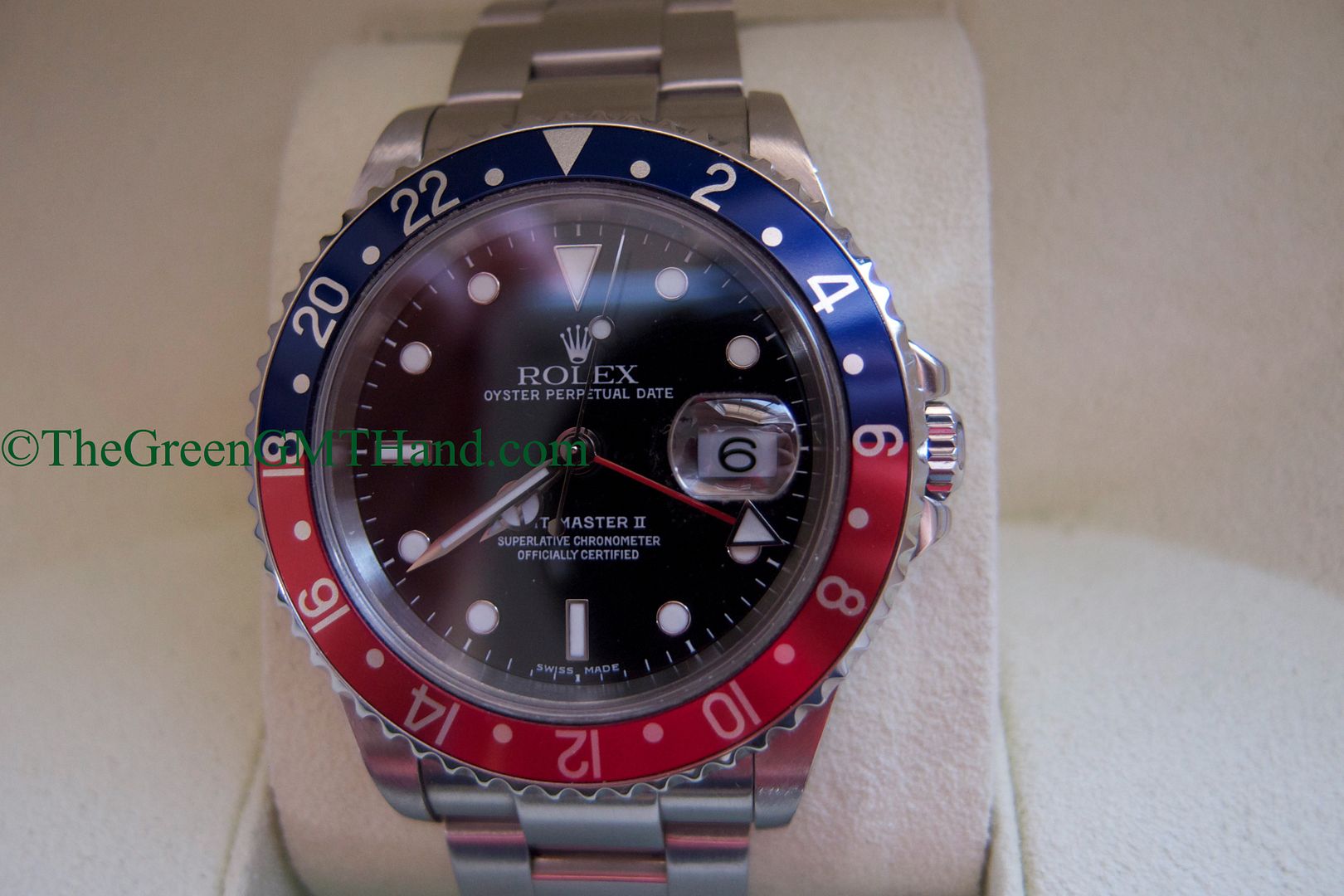 Rolex For Sale-Rolex 16710 GMT Master II Pepsi Bezel Lugholes and SEL K Serial Preowned-Rolex Watches For Sale Online