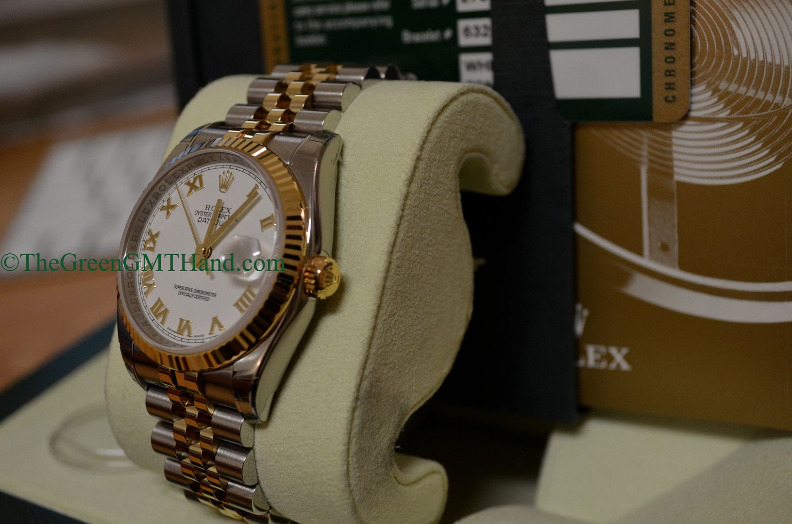 Rolex For Sale-Rolex 116233 Datejust 36mm Two Tone Steel and Yellow Gold White Roman Dial Jubilee Bracelet Z Serial Brand New
