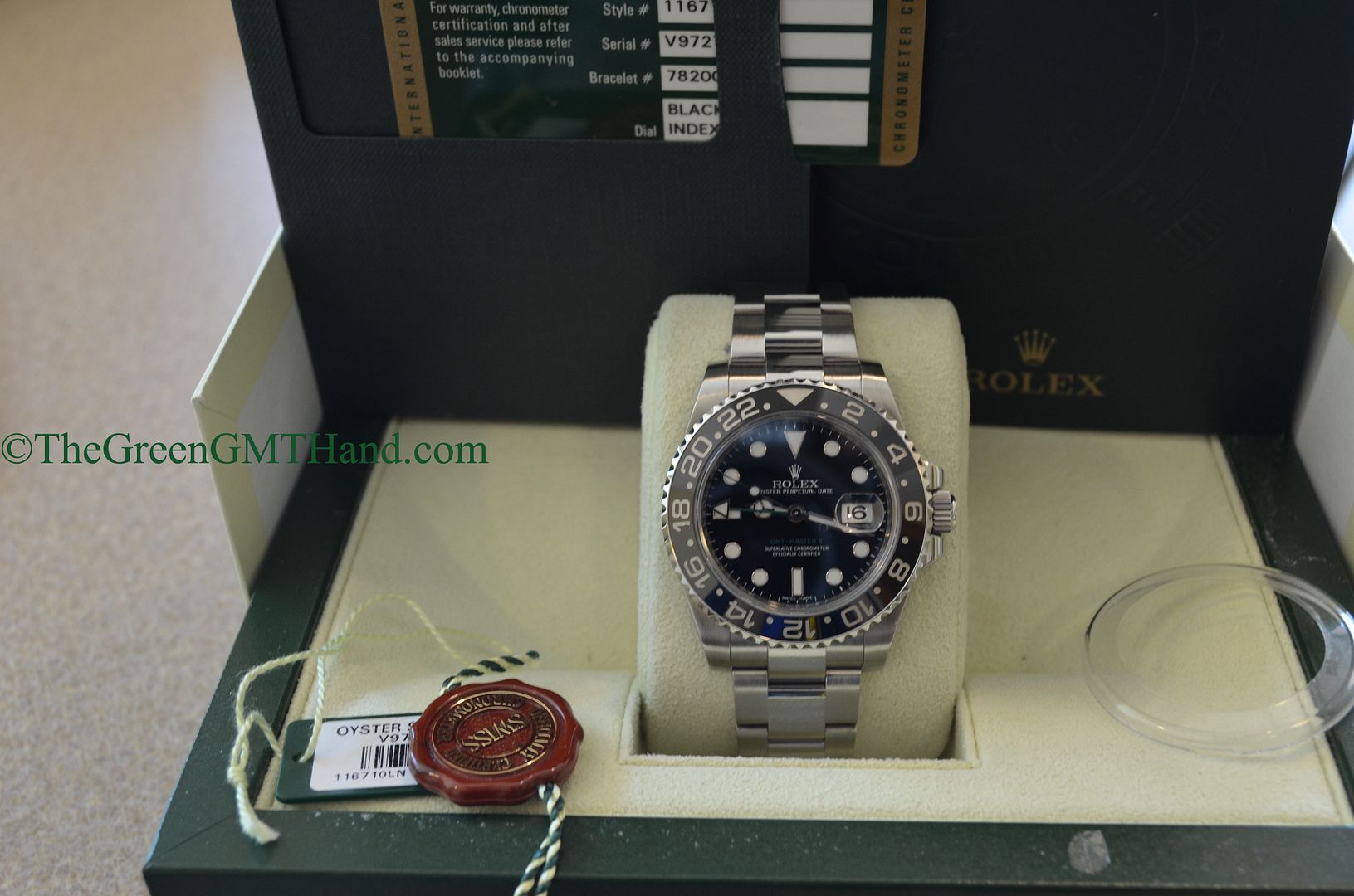 serial number rolex gmt master 2