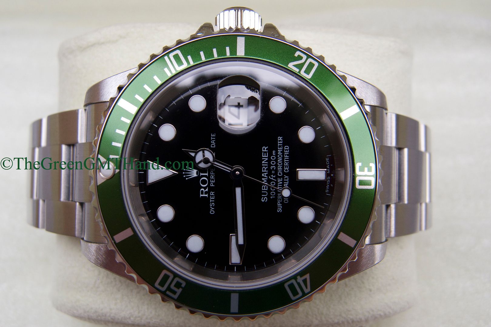 Rolex For Sale-Brand New Old Stock NOS Rolex 16610LV 50th Anniversary Green Submariner Z Serial Z2-Rolex Watches For Sale Online