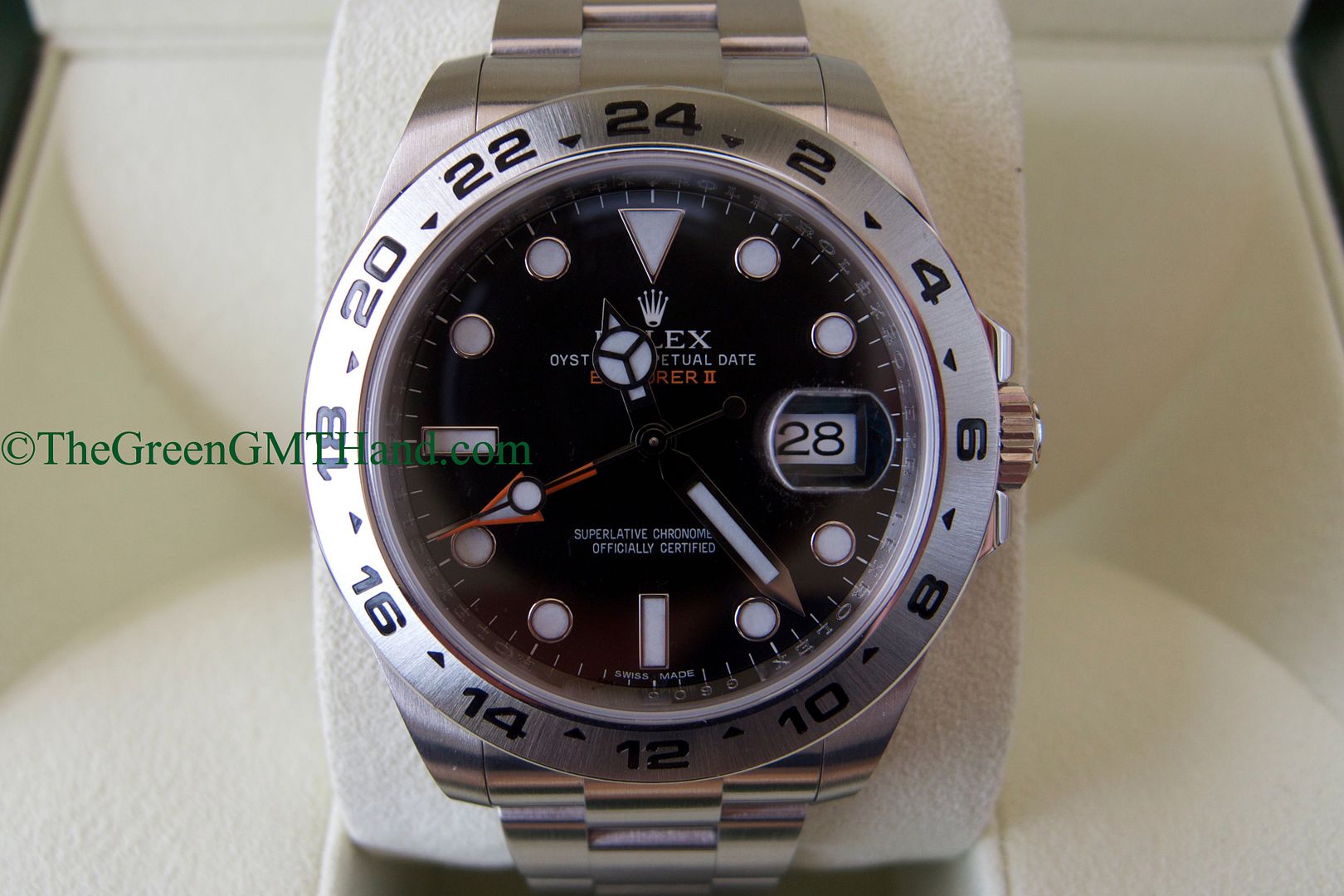 Rolex For Sale-Rolex 216570 Explorer II 42mm Black Dial Preowned