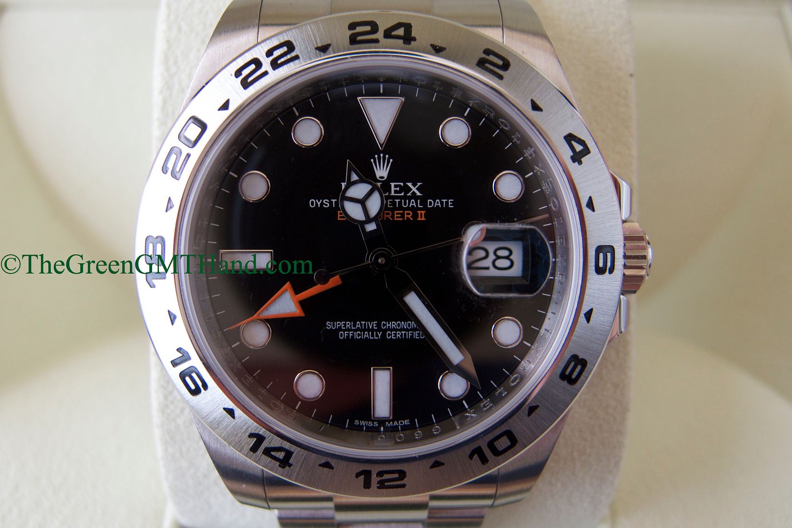 Rolex For Sale-Rolex 216570 Explorer II 42mm Black Dial Preowned