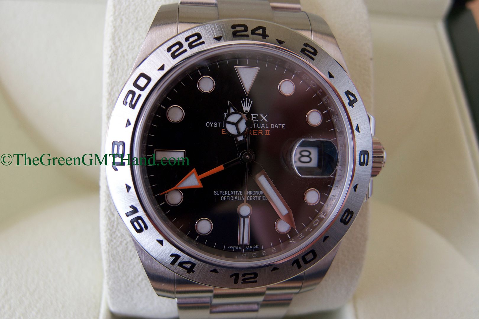Rolex For Sale-Rolex 216570 Explorer II 42mm Black Dial Preowned