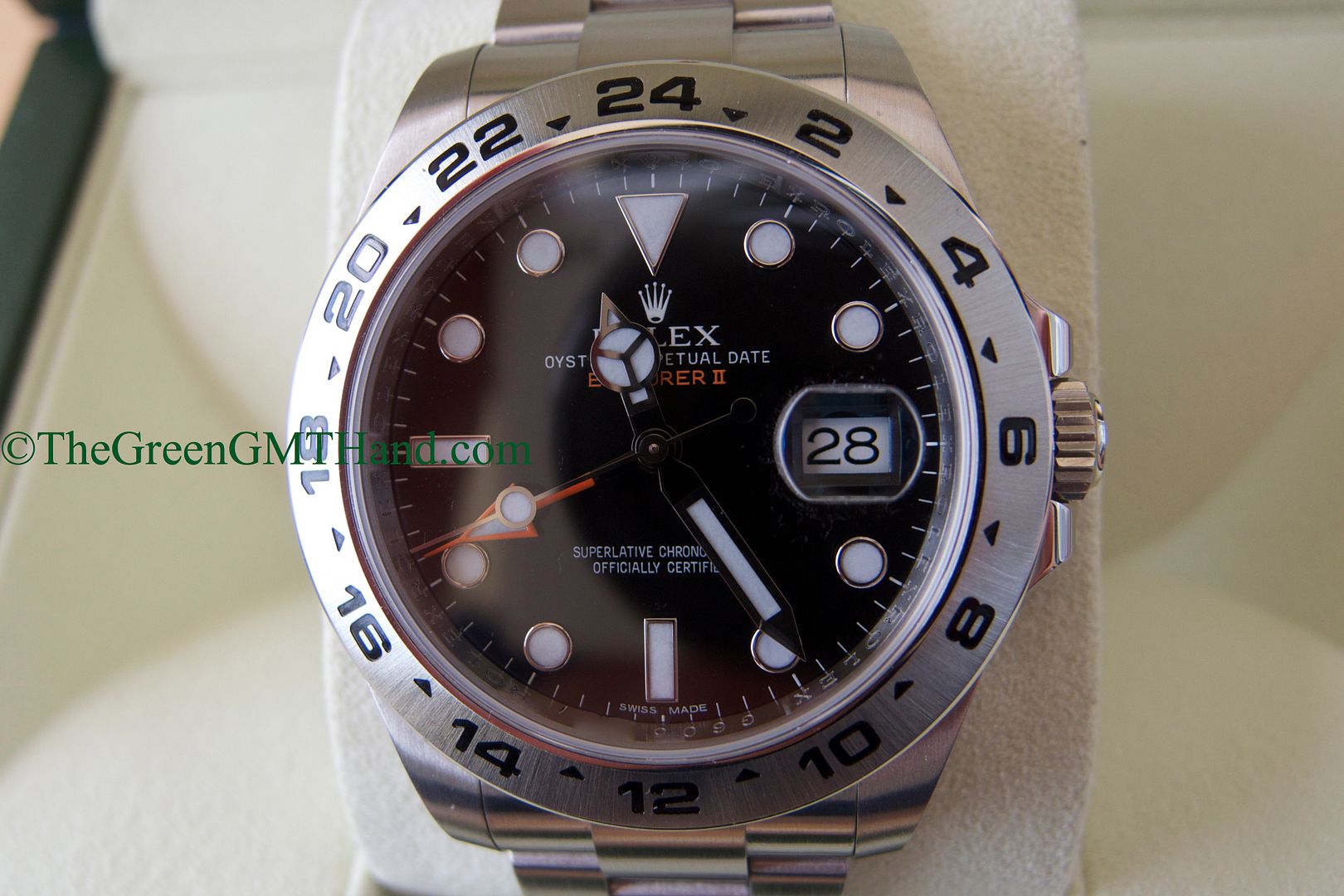 Rolex For Sale-Rolex 216570 Explorer II 42mm Black Dial Preowned
