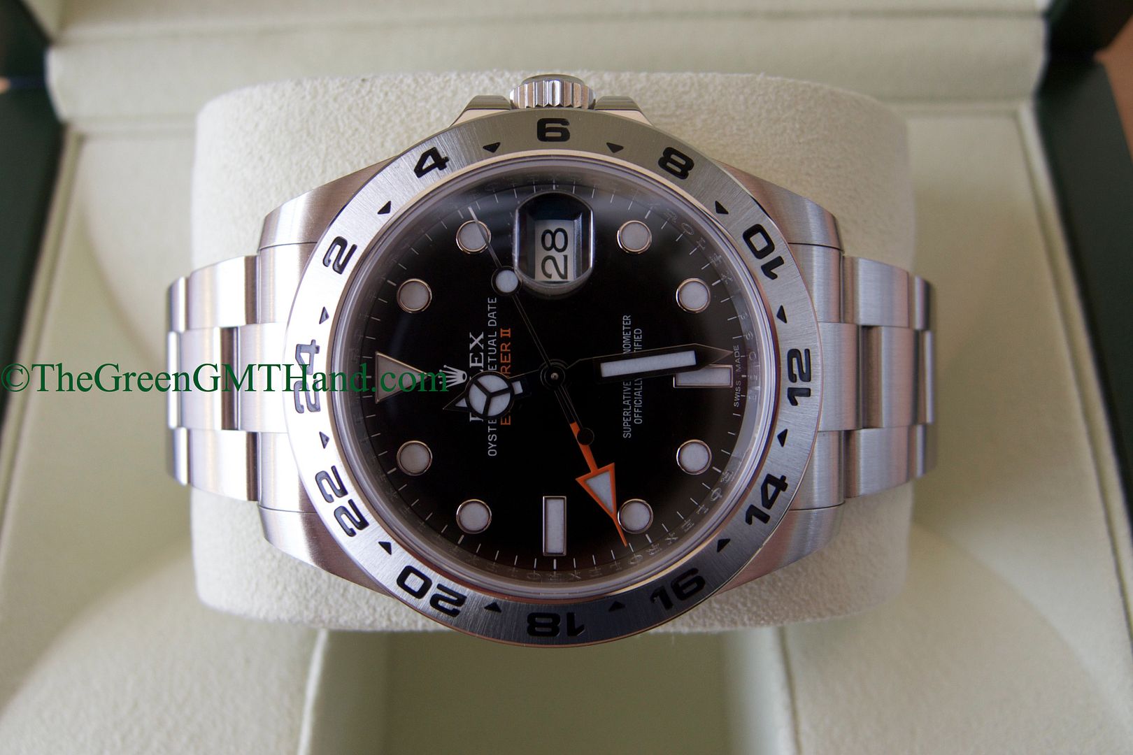 Rolex For Sale-Rolex 216570 Explorer II 42mm Black Dial Preowned