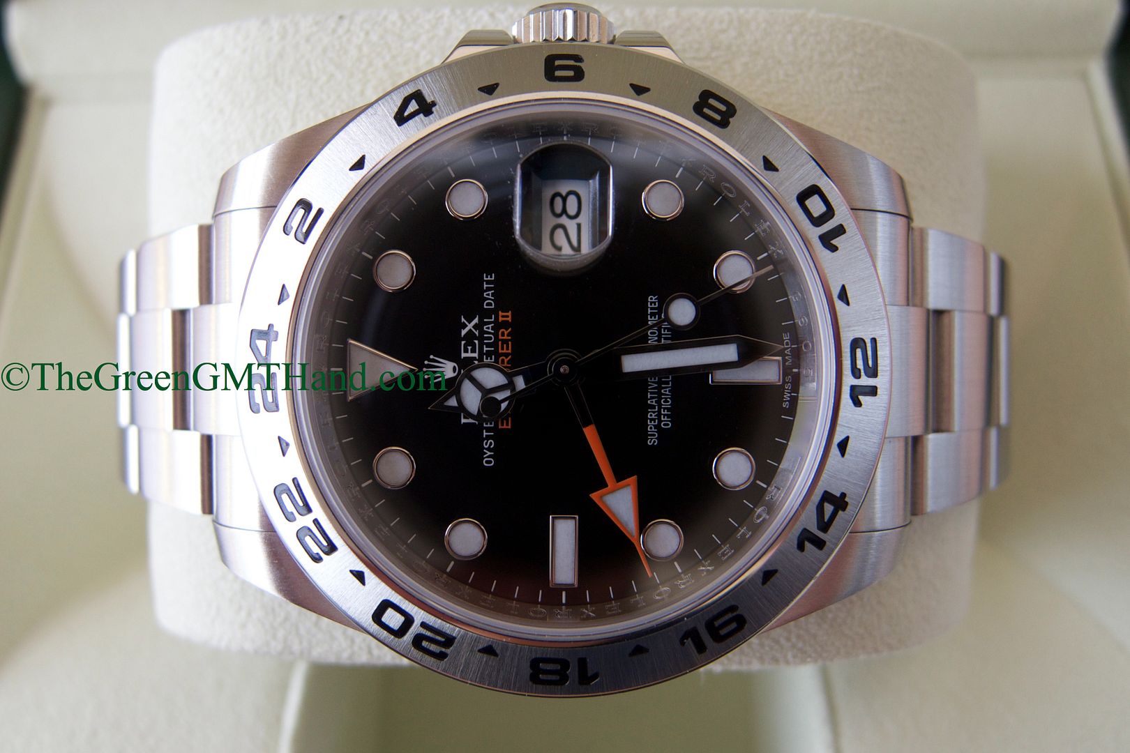 Rolex For Sale-Rolex 216570 Explorer II 42mm Black Dial Preowned
