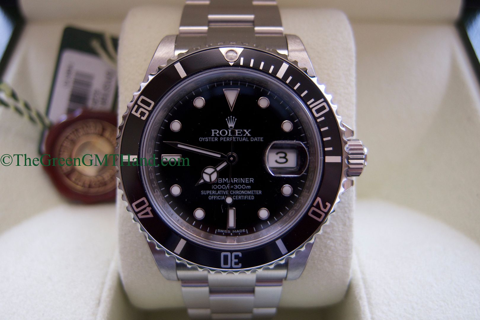 Rolex For Sale-Brand New Old Stock NOS Rolex 16610 Black Submariner Random Serial-Rolex Watches For Sale Online