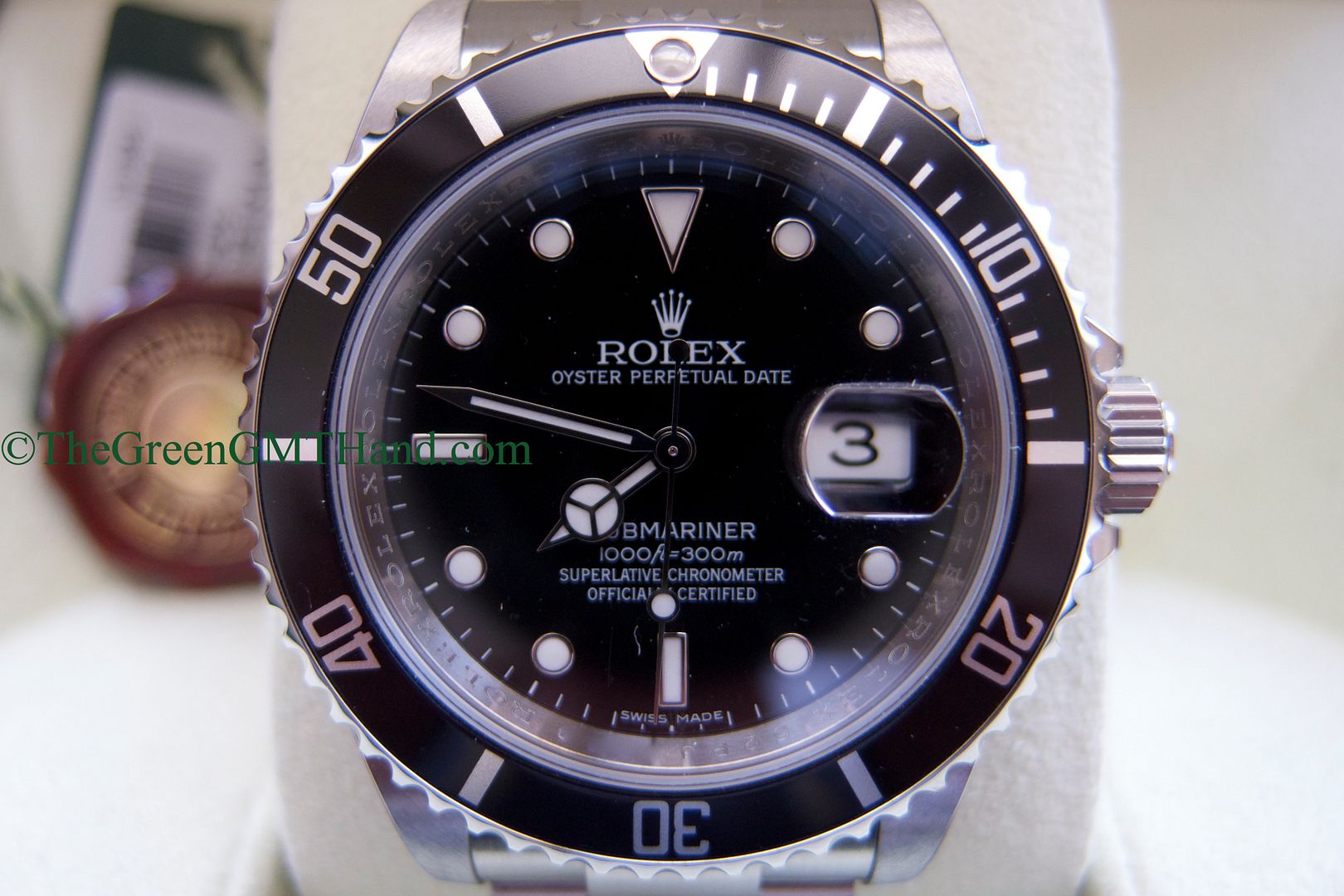 Rolex For Sale-Brand New Old Stock NOS Rolex 16610 Black Submariner Random Serial-Rolex Watches For Sale Online