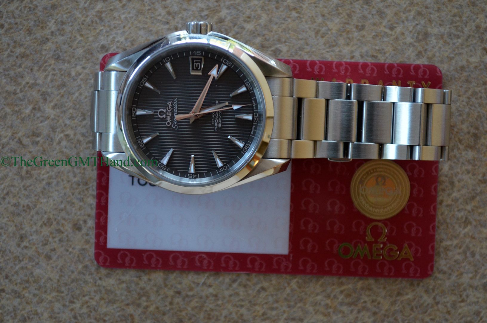 Omega For Sale-Omega 231.10.39.21.06.001 Seamaster Aqua Terra 38.5mm Caliber 8500 Movement Grey Dial Preowned-Omega Watches For Sale Online