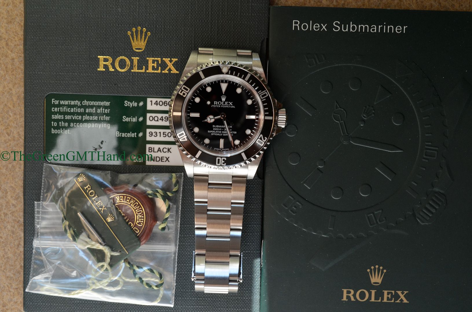 Rolex For Sale-Rolex 14060M Submariner No Date Parachrom Blue Hairspring Random Serial Preowned-Rolex Watches For Sale Online