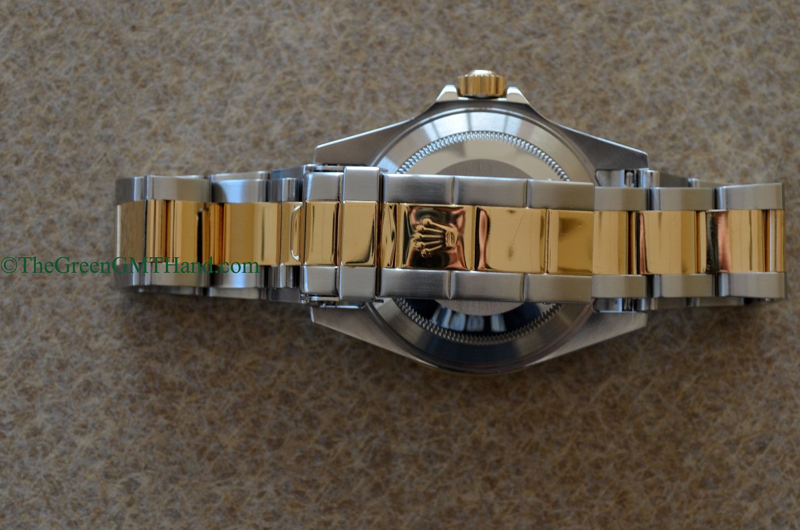 Rolex For Sale-Rolex 16613 Submariner Blue Dial Flat Four Bezel SEL and Lug Holes Two Tone Steel and Yellow Gold K Serial Preowned-Rolex Watches For Sale Online