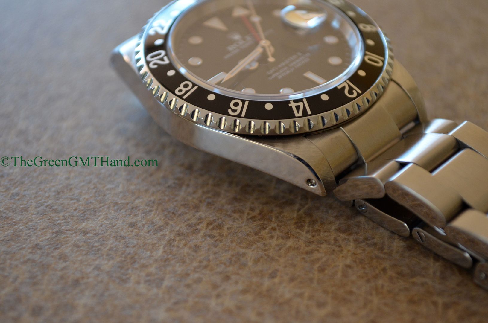Rolex For Sale-Rolex 16710 GMT Master II Black Bezel 3185 Movement SEL and Lug Holes K Serial Preowned-Rolex Watches For Sale Online